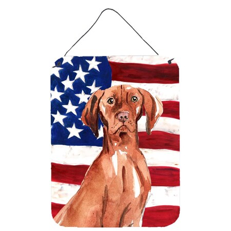 Carolines Treasures Patriotic USA Vizsla Wall or Door Hanging Prints CK1729DS1216